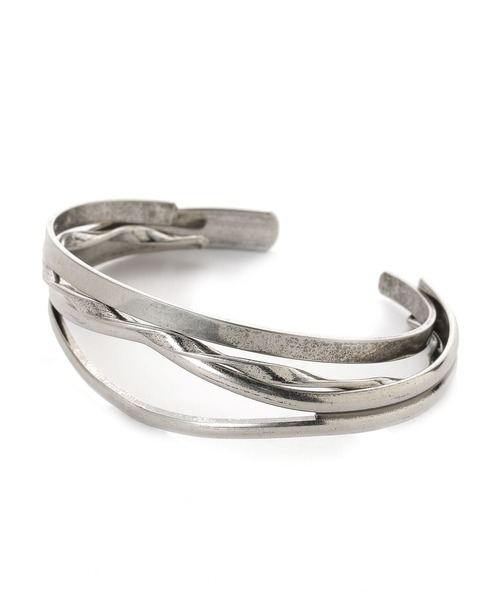 ブラス３連デザインバングル