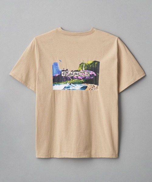 GUACAMOLE(ガカモレ)の「Functional pocket half t shirt/4D print(Tシャツ/カットソー・メンズ・ブラック/ホワイト/ベージュ/グレー・LXL/ML)」の4枚目の写真