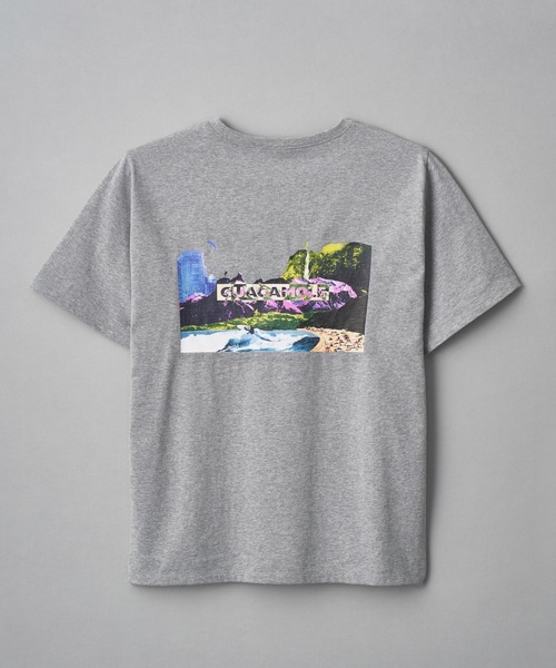 GUACAMOLE(ガカモレ)の「Functional pocket half t shirt/4D print(Tシャツ/カットソー・メンズ・ブラック/ホワイト/ベージュ/グレー・LXL/ML)」の13枚目の写真
