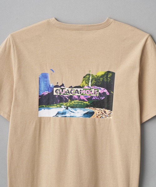 GUACAMOLE(ガカモレ)の「Functional pocket half t shirt/4D print(Tシャツ/カットソー・メンズ・ブラック/ホワイト/ベージュ/グレー・LXL/ML)」の7枚目の写真