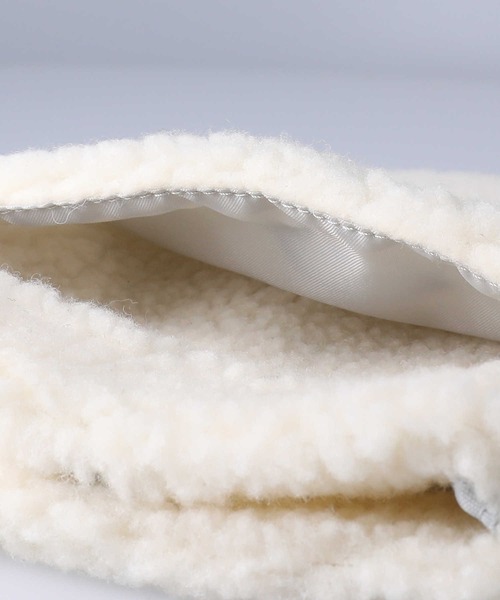 Lee（リー）の「【Lee】ボアロゴミニショルダーバッグ（ショルダーバッグ・レディース・キナリ/ダークグレー・ONE SIZE）」の11枚目の写真