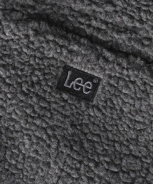 Lee（リー）の「【Lee】ボアロゴミニショルダーバッグ（ショルダーバッグ・レディース・キナリ/ダークグレー・ONE SIZE）」の13枚目の写真