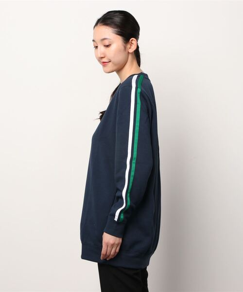 le coq sportif（ルコックスポルティフ）の「ルコックスポルティフ  チュニックスウエット（スウェット・レディース・ホワイト/ネイビー・M/L）」の4枚目の写真