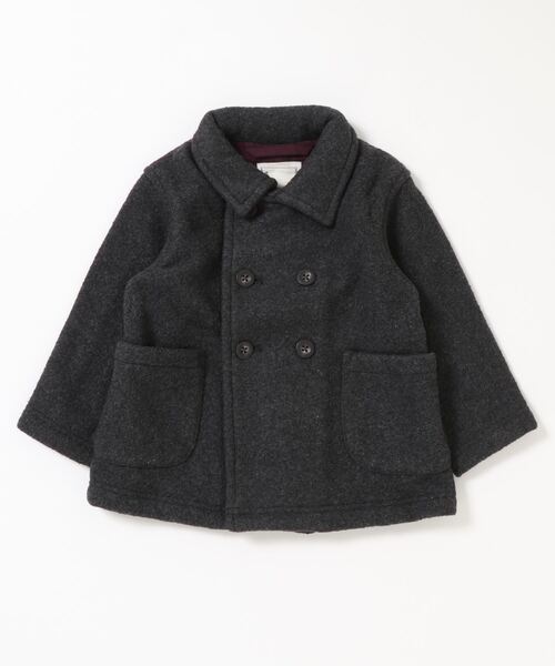 [ベビー]ウールライク圧縮ボアコート