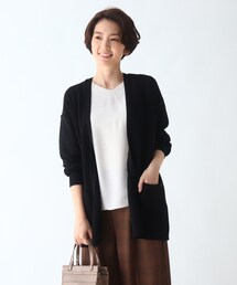 DRESKIP | ポケット付き透かし編みトッパーカーディガン(カーディガン/ボレロ)