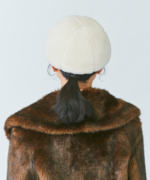 kaorinomori（カオリノモリ）の「カオリノモリ　ジェーンメアキャス（キャスケット・レディース・ブラウン/ホワイト・M/57.5cm）」の13枚目の写真