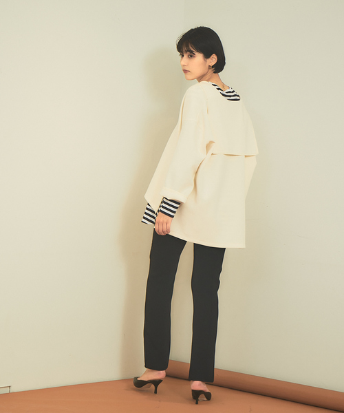 Rouge vif（ルージュヴィフ）の「フロントスリットウエストゴムパンツ（その他パンツ・レディース・グリーン/モカ/ブラック・36/38）」の16枚目の写真