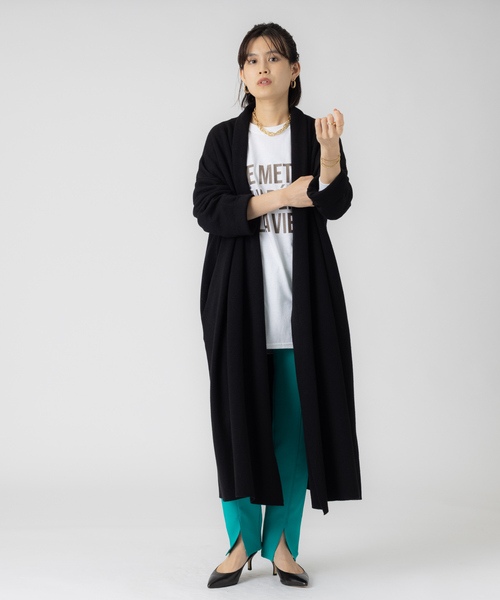 Rouge vif（ルージュヴィフ）の「フロントスリットウエストゴムパンツ（その他パンツ・レディース・グリーン/モカ/ブラック・36/38）」の12枚目の写真