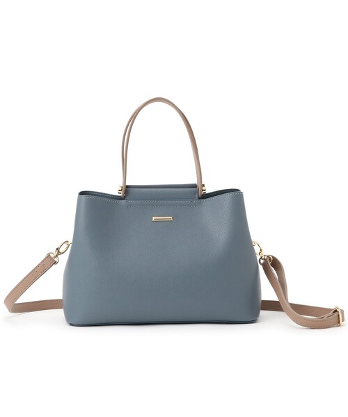 DRESKIP(ドレスキップ)の「◆持ち手切り替えあおりトート(トートバッグ・レディース・ブラック/ベージュ/ブルー・00)」の5枚目の写真