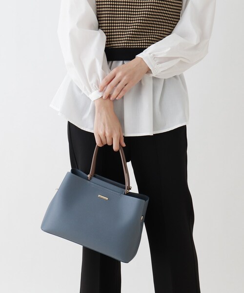 DRESKIP(ドレスキップ)の「◆持ち手切り替えあおりトート(トートバッグ・レディース・ブラック/ベージュ/ブルー・00)」の8枚目の写真