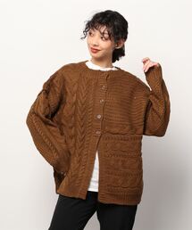 Per sist ence | Per sist ence/パーシエンス 編み時切替 2WAYカーディガン(カーディガン/ボレロ)