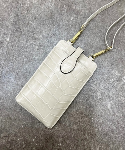 apres jour mignon（アプレジュールミニョン）の「【apresjour mignon×ARIAZ】コンパクトショルダーバック（ショルダーバッグ・レディース・アイボリー/ライトブルー/ブラック・ONESIZE）」の2枚目の写真