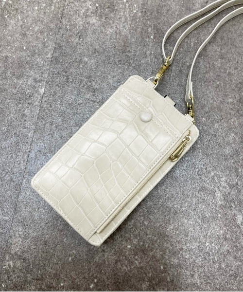 apres jour mignon（アプレジュールミニョン）の「【apresjour mignon×ARIAZ】コンパクトショルダーバック（ショルダーバッグ・レディース・アイボリー/ライトブルー/ブラック・ONESIZE）」の4枚目の写真