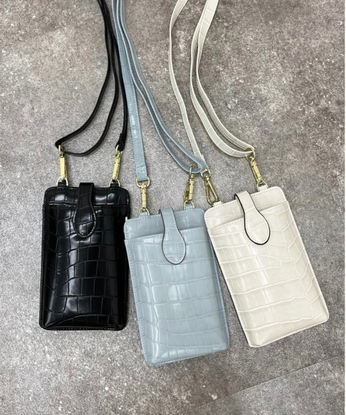 apres jour mignon（アプレジュールミニョン）の「【apresjour mignon×ARIAZ】コンパクトショルダーバック（ショルダーバッグ・レディース・アイボリー/ライトブルー/ブラック・ONESIZE）」の8枚目の写真