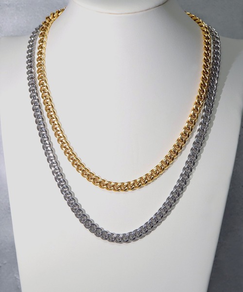 SBG（エスビー）の「SBG 喜平チェーンネックレス8ｍｍ（ネックレス・メンズ・シルバー/ゴールド・50cm/60cm）」の7枚目の写真