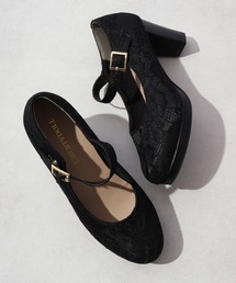 LibertyDoll（リバティードール）の「LibertyDoll チャンキーヒールストラップパンプス（パンプス）」