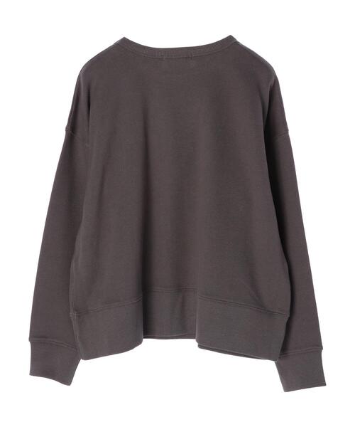 AMERICAN HOLIC(アメリカンホリック)の「ワッペンロゴ裏毛カットプルオーバー(スウェット・レディース・ネイビー/チャコールグレー・L/M)」の17枚目の写真