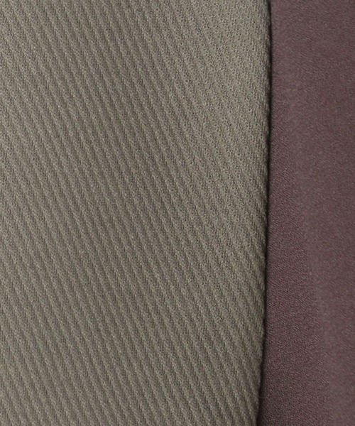 NICOLE white(ニコルホワイト)の「サイド異素材使いフレアーTEE(Tシャツ/カットソー・レディース・ブラック/グレー/オフホワイト・FREE)」の12枚目の写真