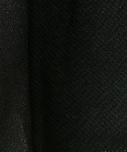 NICOLE white(ニコルホワイト)の「サイド異素材使いフレアーTEE(Tシャツ/カットソー・レディース・ブラック/グレー/オフホワイト・FREE)」の14枚目の写真