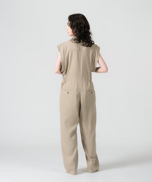 LAYMEE(レイミー)の「Sedan rompers / セダンロンパース(ワンピース・レディース・ブラック/アイボリー/キャメル・FREE)」の15枚目の写真