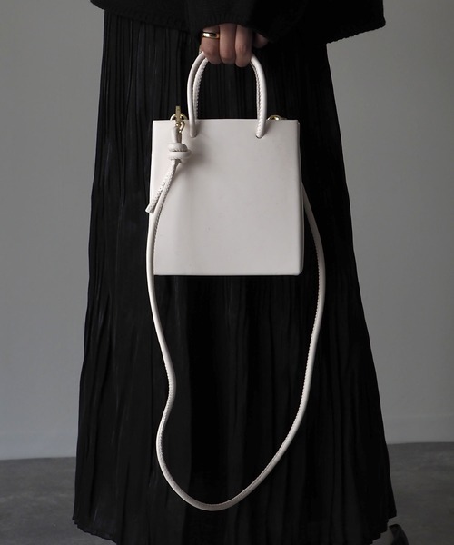 Riberry（リベリー）の「ショッパー風ミニショルダーバッグ（ショルダーバッグ・レディース・ホワイト/ブラック/ブラウン・FREE）」の9枚目の写真