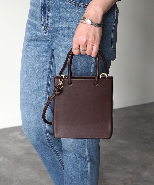 Riberry（リベリー）の「ショッパー風ミニショルダーバッグ（ショルダーバッグ・レディース・ホワイト/ブラック/ブラウン・FREE）」の20枚目の写真