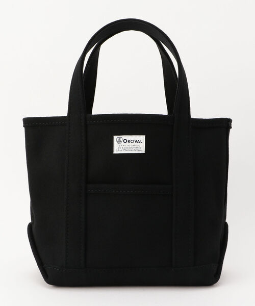 ORCIVAL(オーシバル)の「【ORCIVAL/オーシバル】MELTON TOTE S メルトントートバッグS(トートバッグ・レディース・アイボリー/ブラック/ライトパープル/グレイッシュベージュ・FREE)」の2枚目の写真