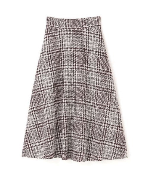 N.（N. Natural Beauty Basic）（エヌエヌナチュラルビューティーベーシック）の「【S Size Line】◆ツイードチェックセミフレアスカート（スカート・レディース・ブラック/ネイビー/ブラウン・SMALL/MEDIUM）」の17枚目の写真