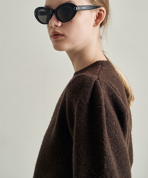 Fano Studios(ファノ ストゥディオズ)の「【Fano Studios】Wool yarn crew neck knit FD21S102(ニット/セーター・レディース・ブラウン・M/L/S)」の6枚目の写真