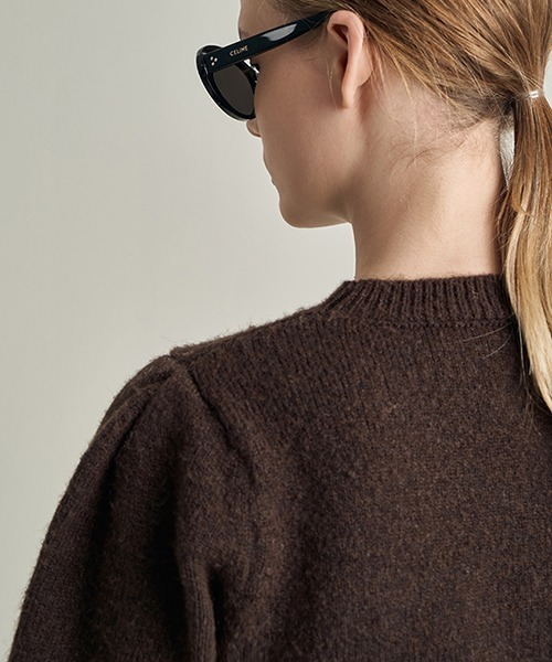 Fano Studios(ファノ ストゥディオズ)の「【Fano Studios】Wool yarn crew neck knit FD21S102(ニット/セーター・レディース・ブラウン・M/L/S)」の7枚目の写真