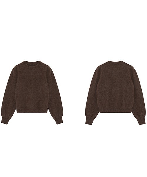 Fano Studios(ファノ ストゥディオズ)の「【Fano Studios】Wool yarn crew neck knit FD21S102(ニット/セーター・レディース・ブラウン・M/L/S)」の11枚目の写真