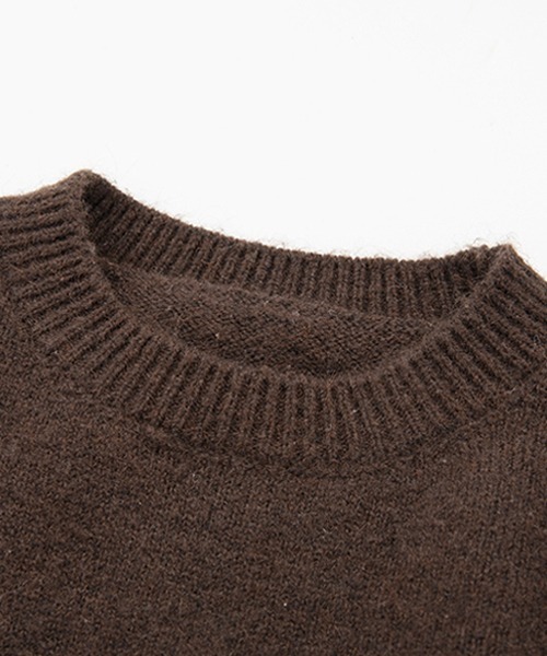 Fano Studios(ファノ ストゥディオズ)の「【Fano Studios】Wool yarn crew neck knit FD21S102(ニット/セーター・レディース・ブラウン・M/L/S)」の12枚目の写真
