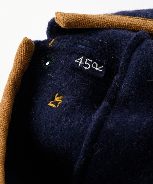 45R(フォーティファイブアール)の「縮絨のベレー帽(ハンチング/ベレー帽・レディース・カーキ/ネイビー/グレー・SMALL)」の9枚目の写真