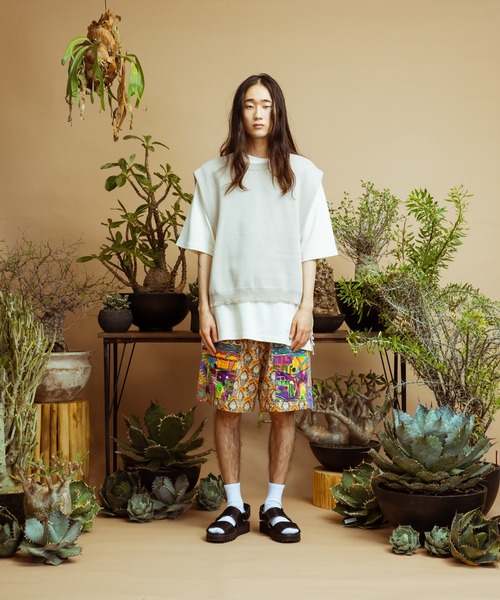 masterkey（マスターキー）の「masterkey マスターキー / FLYING-B ボーンズ柄ジャガードニットベスト / MK22S-K-10（ベスト・メンズ・ベージュ/インディゴブルー・2/1）」の3枚目の写真