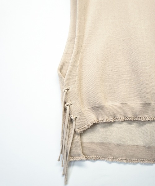 masterkey（マスターキー）の「masterkey マスターキー / FLYING-B ボーンズ柄ジャガードニットベスト / MK22S-K-10（ベスト・メンズ・ベージュ/インディゴブルー・2/1）」の10枚目の写真