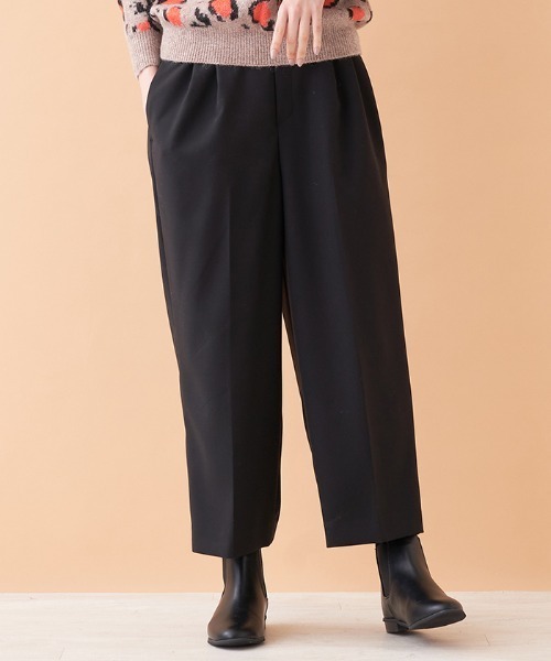 クロップドワイドパンツ その他パンツ Recre アンレクレ のその他パンツ クロップドワイドパンツ を購入できます En En その他パンツ En Recre アンレクレ のファッション