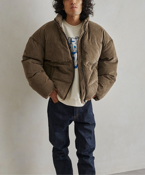 CPCM（シーピーシーエム）の「コーデュロイダウンブルゾン（ブルゾン
