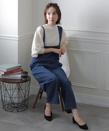 ElegChic（エレグシック）の「アシメトリーショルダーサロペット（サロペット/オーバーオール）」