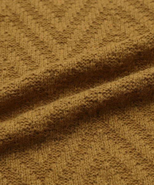 reca(レカ)の「ドルマンスリーブヘリンボーン編みニットプルオーバー(ニット/セーター・レディース・グリーン/マスタード/グレイッシュベージュ/ブルー・FREE)」の12枚目の写真