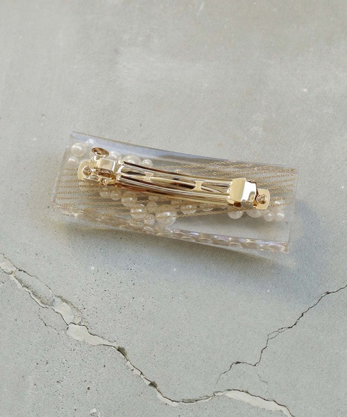 caph(カーフ)の「パールボリュームバレッタ(バレッタ/ヘアクリップ・レディース・その他・FREE)」の3枚目の写真