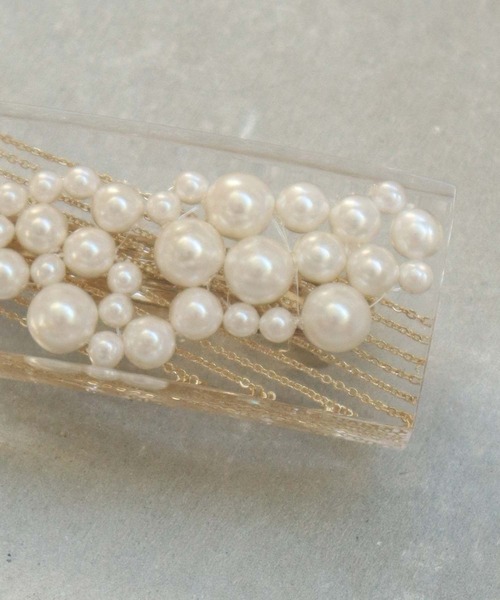 caph(カーフ)の「パールボリュームバレッタ(バレッタ/ヘアクリップ・レディース・その他・FREE)」の6枚目の写真