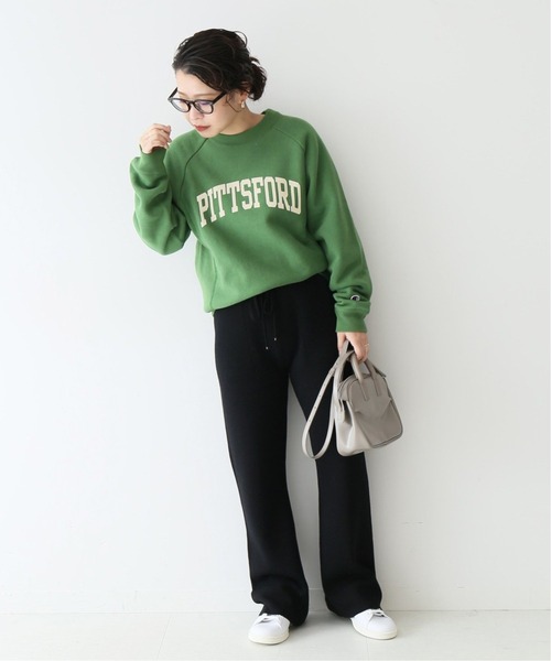 SLOBE IENA(スローブイエナ)の「ウォッシャブルウールニットパンツ【ウエストゴム/手洗い可能】◆(その他パンツ・レディース・ブラック/ベージュ・40/38/36)」の18枚目の写真