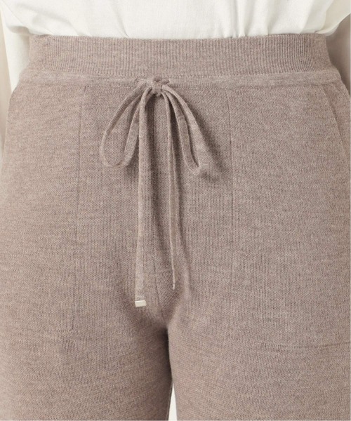 SLOBE IENA(スローブイエナ)の「ウォッシャブルウールニットパンツ【ウエストゴム/手洗い可能】◆(その他パンツ・レディース・ブラック/ベージュ・40/38/36)」の11枚目の写真