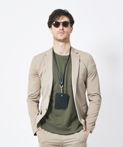 junhashimoto(ジュンハシモト)の「J06 2B SHIRTS JACKET(テーラードジャケット・メンズ・ベージュ/ブラック・4/3/5/2)」の2枚目の写真