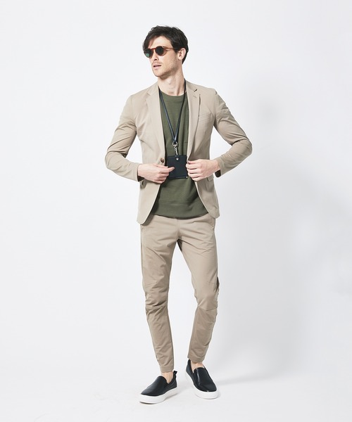 junhashimoto(ジュンハシモト)の「J06 2B SHIRTS JACKET(テーラードジャケット・メンズ・ベージュ/ブラック・4/3/5/2)」の6枚目の写真