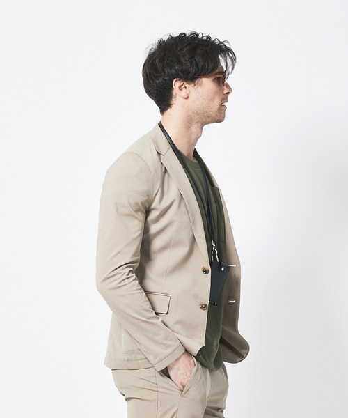 junhashimoto(ジュンハシモト)の「J06 2B SHIRTS JACKET(テーラードジャケット・メンズ・ベージュ/ブラック・4/3/5/2)」の5枚目の写真