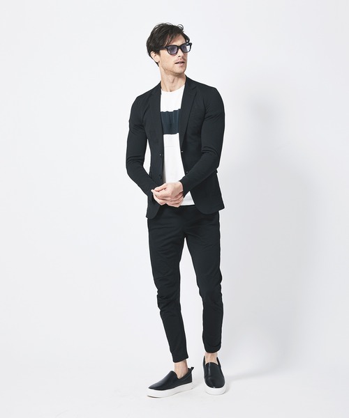 junhashimoto(ジュンハシモト)の「J06 2B SHIRTS JACKET(テーラードジャケット・メンズ・ベージュ/ブラック・4/3/5/2)」の7枚目の写真