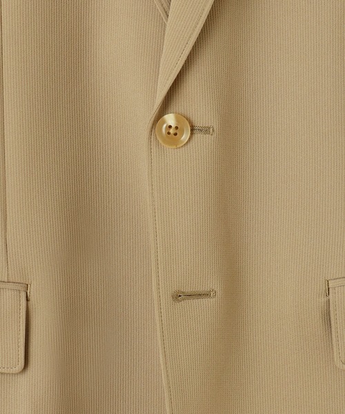 junhashimoto(ジュンハシモト)の「J06 2B SHIRTS JACKET(テーラードジャケット・メンズ・ベージュ/ブラック・4/3/5/2)」の15枚目の写真