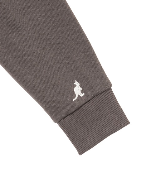KANGOL(カンゴール)の「KANGOL カンゴール バックロゴ 裏起毛スウェットトレーナー(スウェット・キッズ・チャコール/ピンク・130cm/150cm/160cm/140cm)」の8枚目の写真