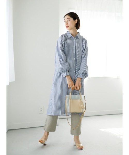 koe（コエ）の「クリアマルチ２ＷＡＹトート＊（トートバッグ・レディース・ブラック/ブラウン/オフホワイト/ライトグリーン/ライトイエロー・FREE）」の8枚目の写真